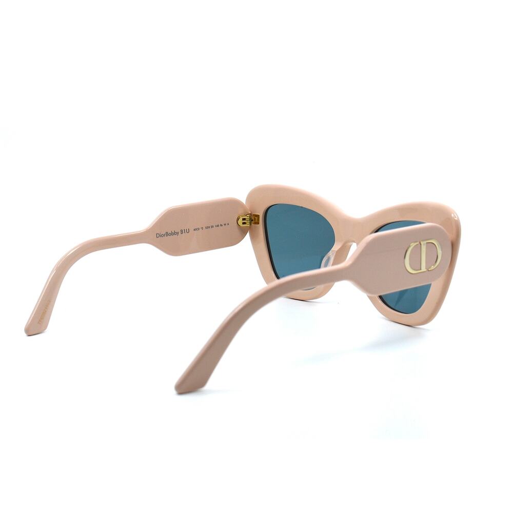 NEW DIOR DIORBOBBY B1U POWDER PINK BLUE WOMEN AUTHENTIC SUNGLASSES - Picture 9 of 13